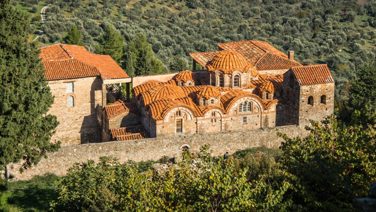 Burg in Mystras | griechenland.de