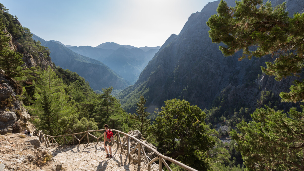 Wanderweg in der Samaria-Schlucht, Kreta | griechenland.de