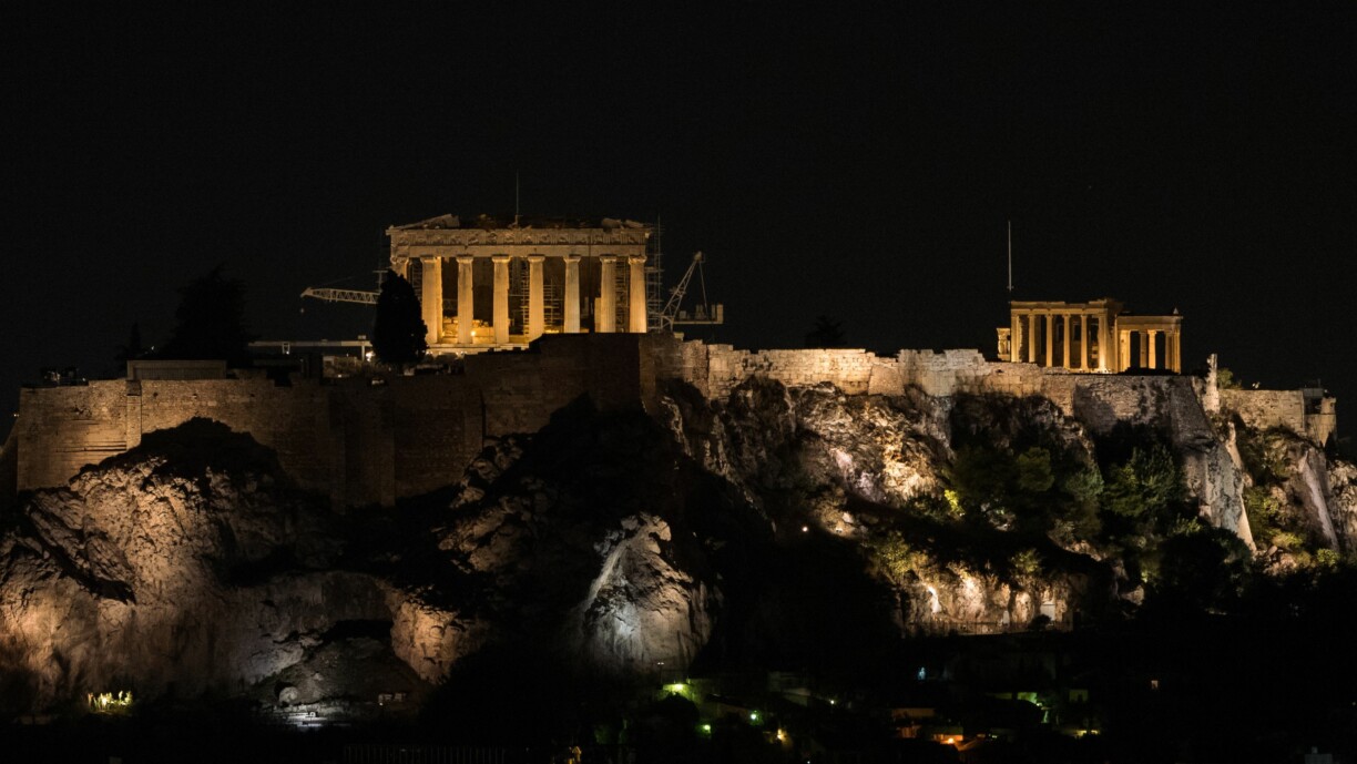 Der Parthenon in Athen bei Nacht | griechenland.de