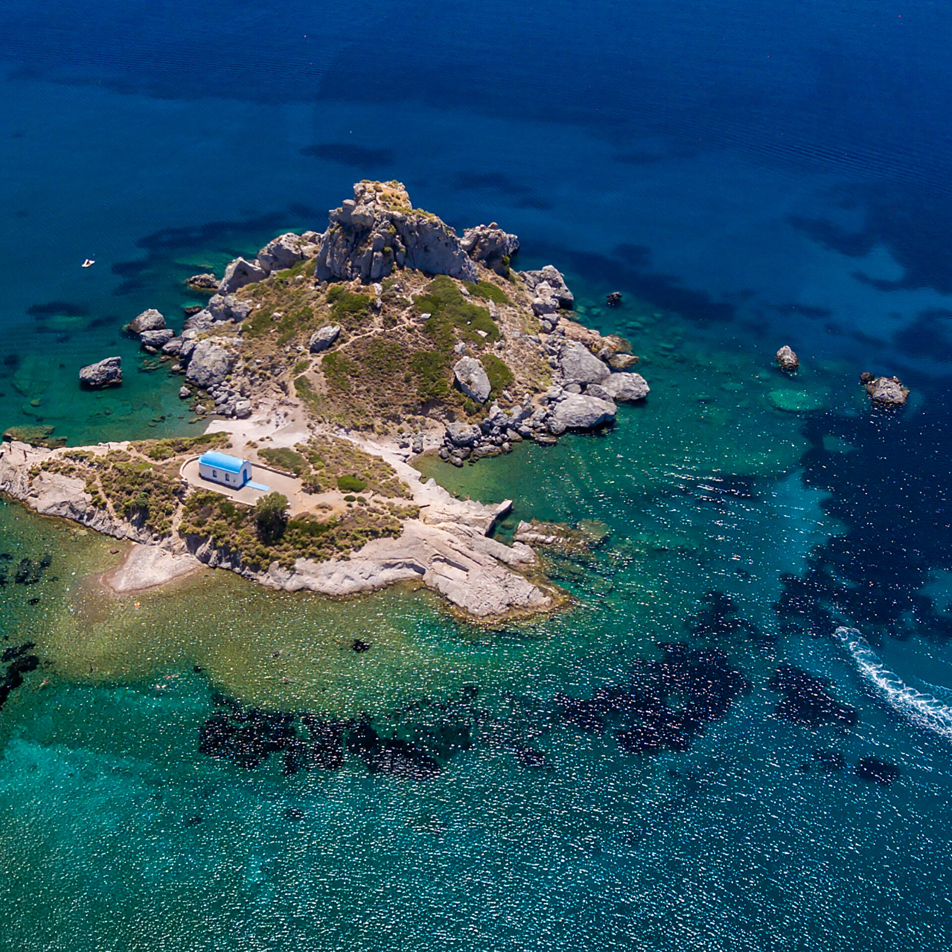 Insel Kastri bei Kefalos, Kos | Griechenland.de