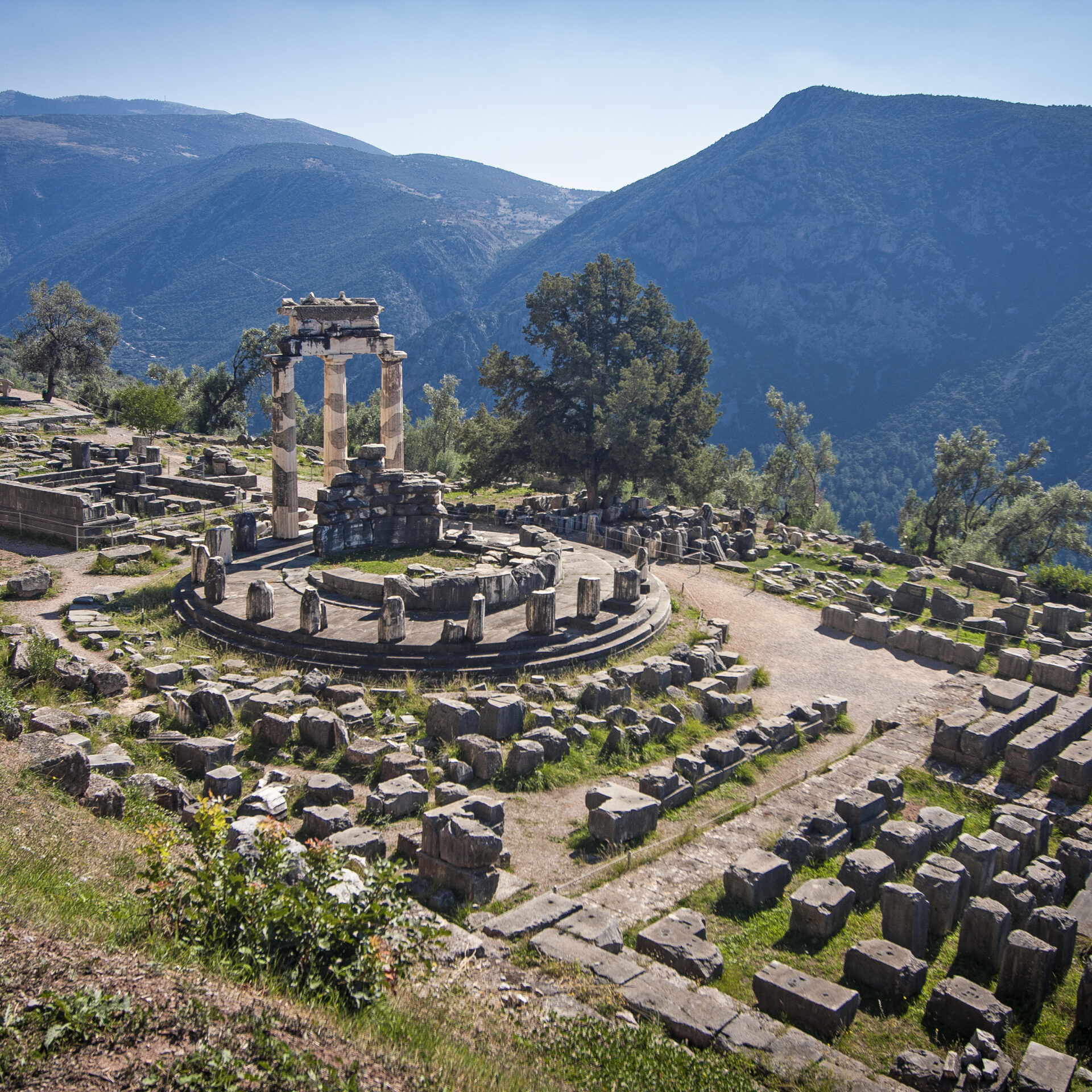 Tempel der Athene, Delphi