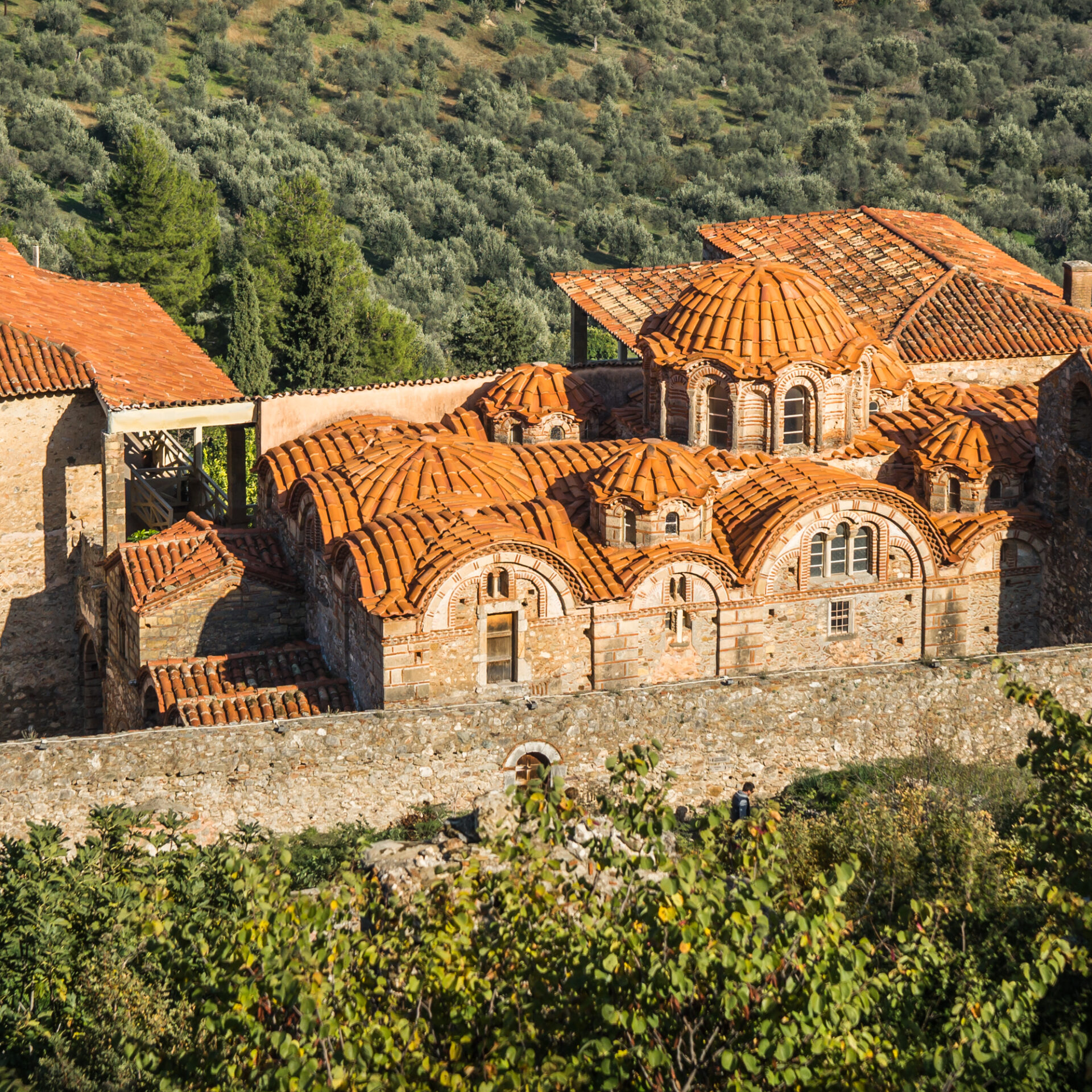 Burg in Mystras | griechenland.de