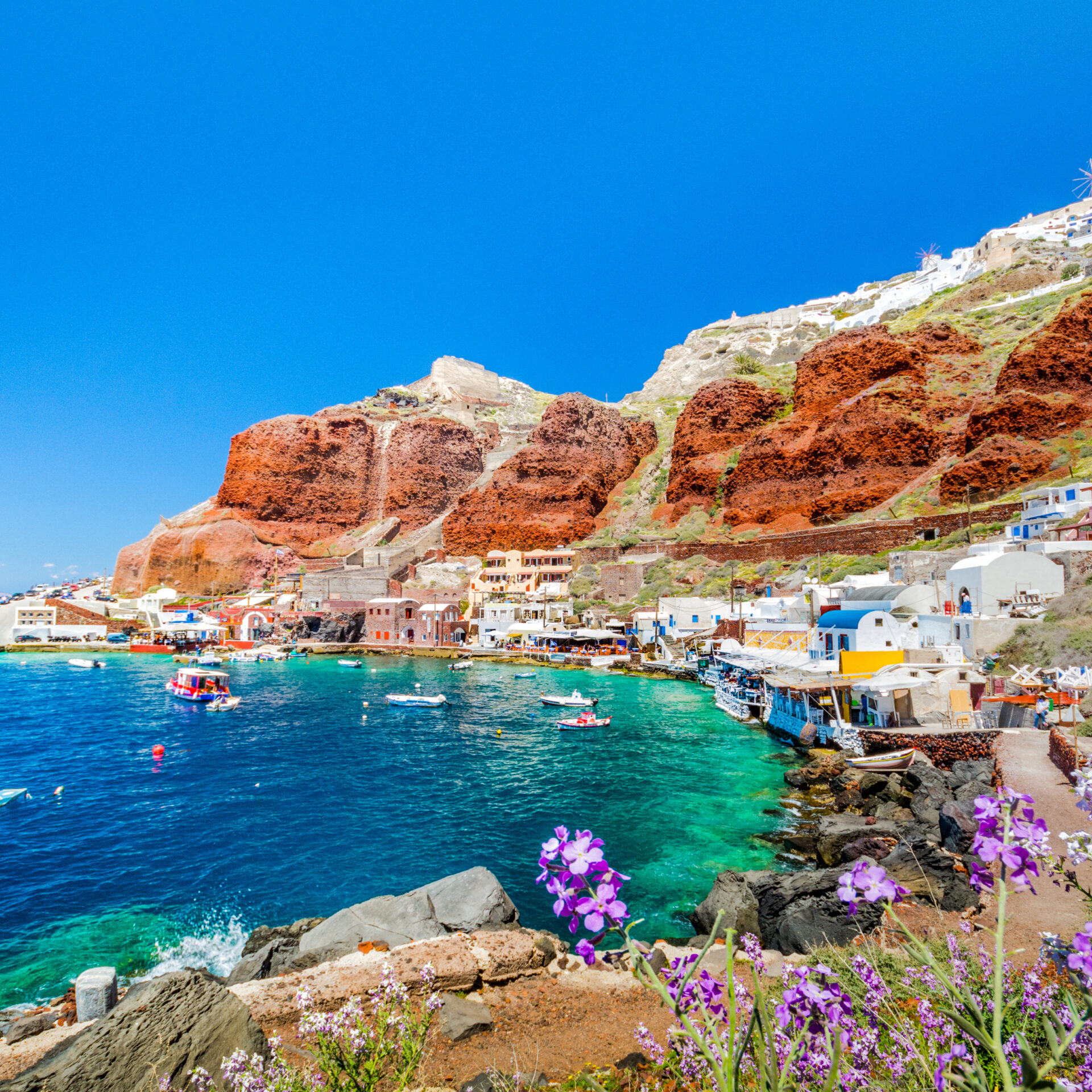 Ammoudi, Hafen von Santorin | Griechenland.de