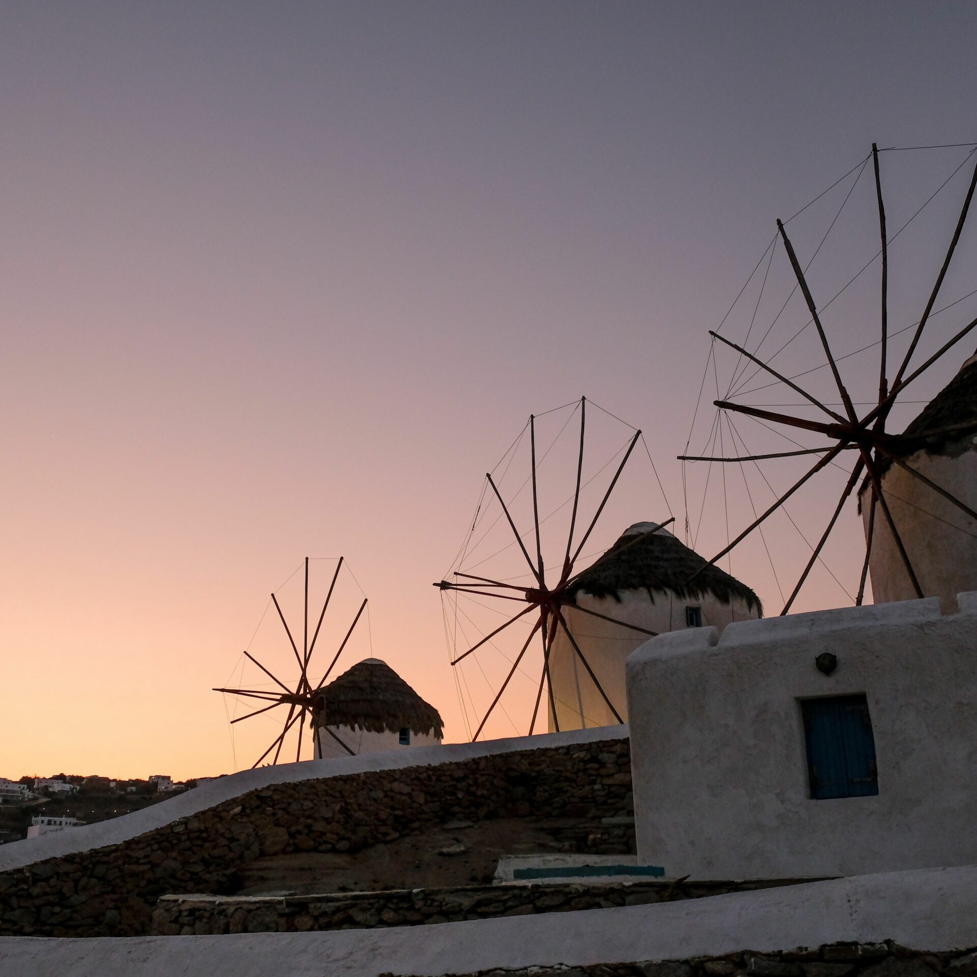 Windmühlen auf Mykonos, Kykladen | griechenland.de