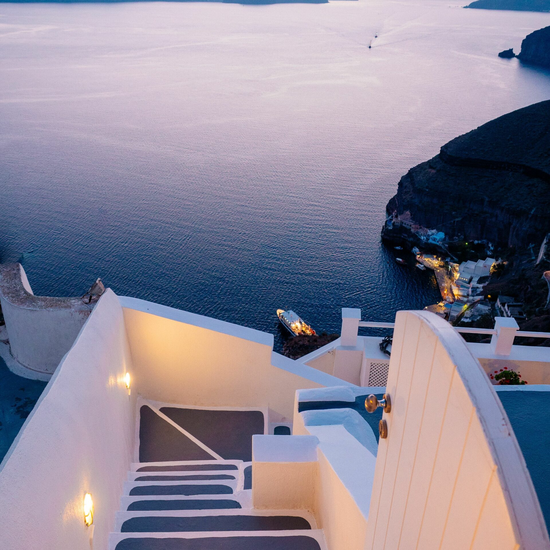 Abendstimmung auf Santorin, Kykladen | griechenland.de