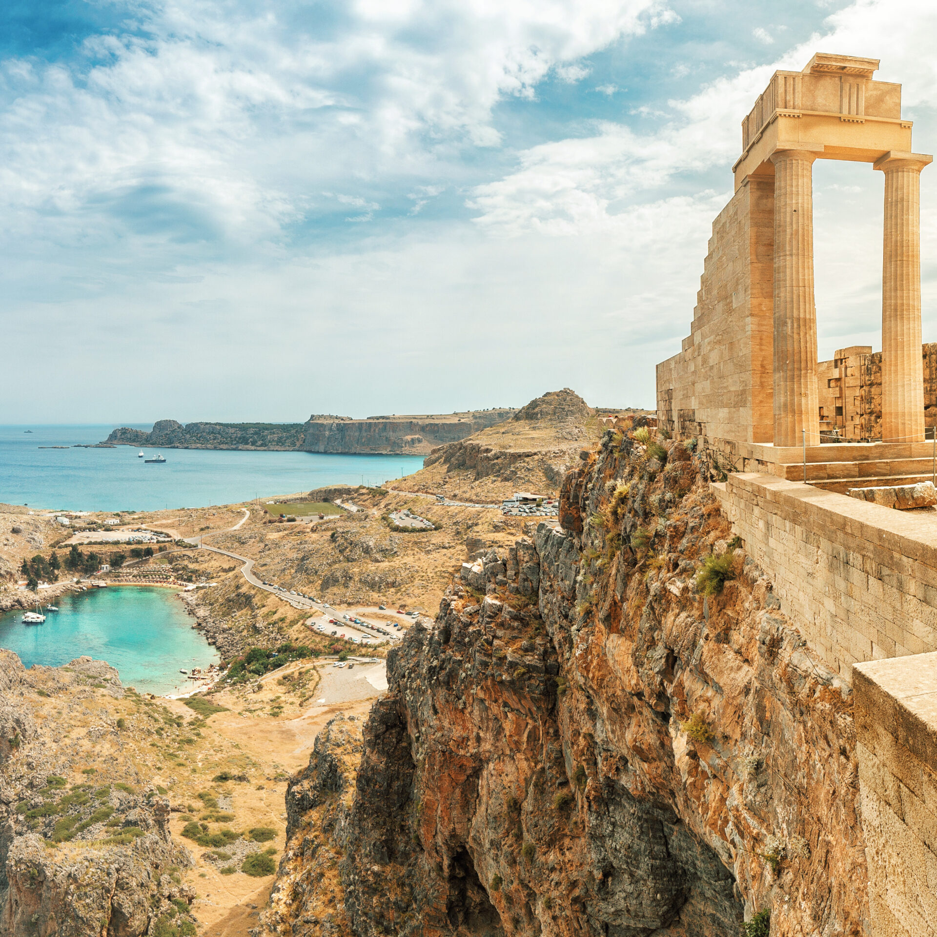 Akropolis von Lindos, Rhodos | Griechenland.de