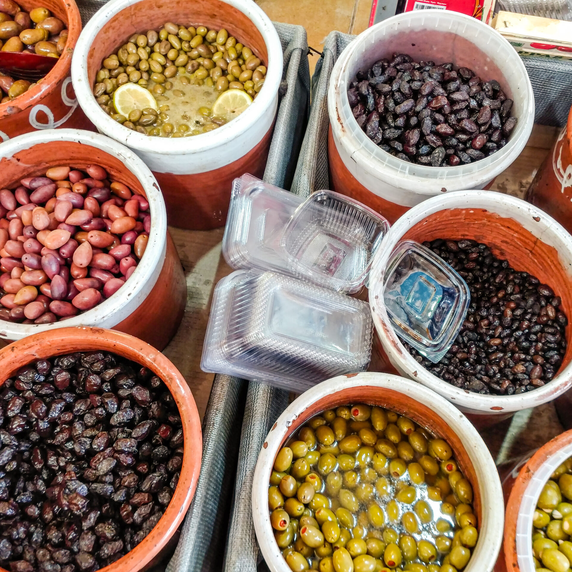 Oliven Marktstand | Griechenland.de
