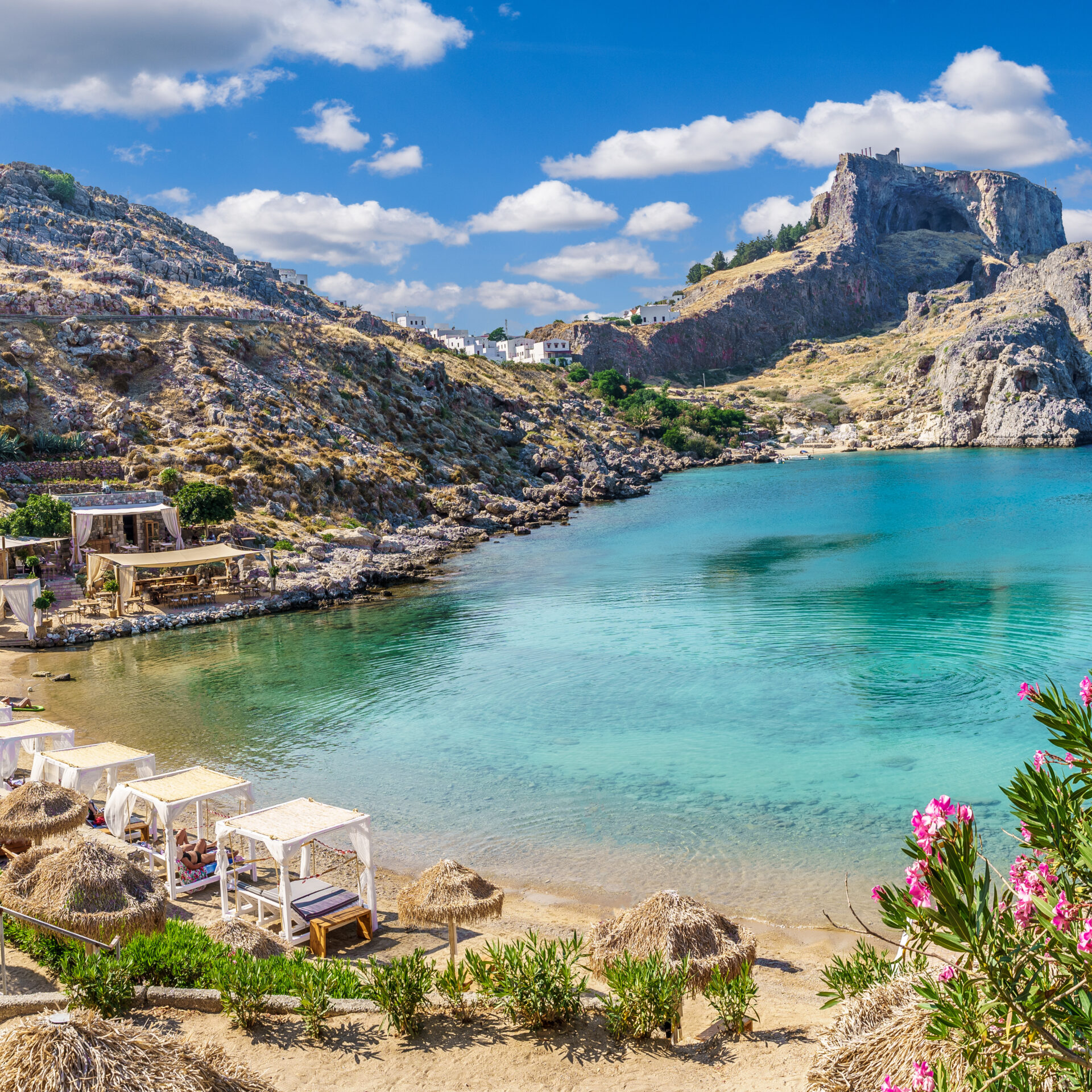 Saint Paul's Beach, Lindos, Rhodos | Griechenland.de