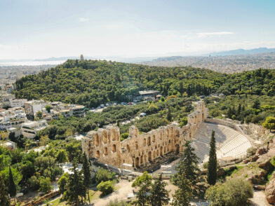 Odeon Herodes Atticus, Athen | Griechenland Ruinen des antiken Odeon Herodes Atticus Theaters in Athen, Griechenland