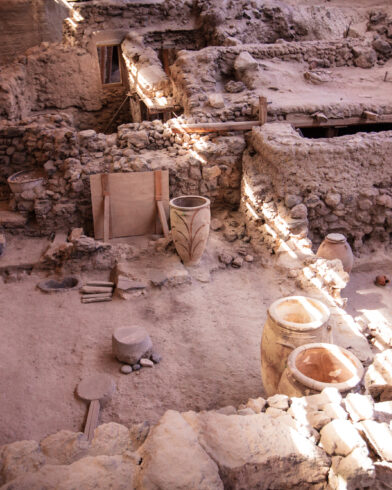 Antike Artefakte in Akrotiri, Santorin, Kykladen | griechenland.de Antike Artefakte in Akrotiri, Santorin, Kykladen | griechenland.de