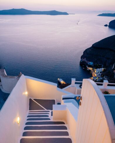 Abendstimmung auf Santorin, Kykladen | griechenland.de Abendstimmung auf Santorin, Kykladen | griechenland.de